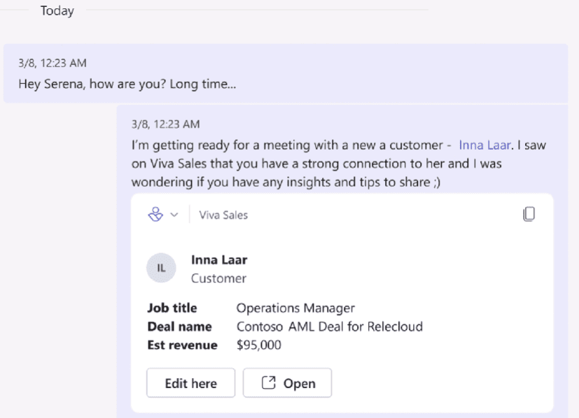 Viva Sales Feature - Collaborate Viva Sales Feature - Collaborate