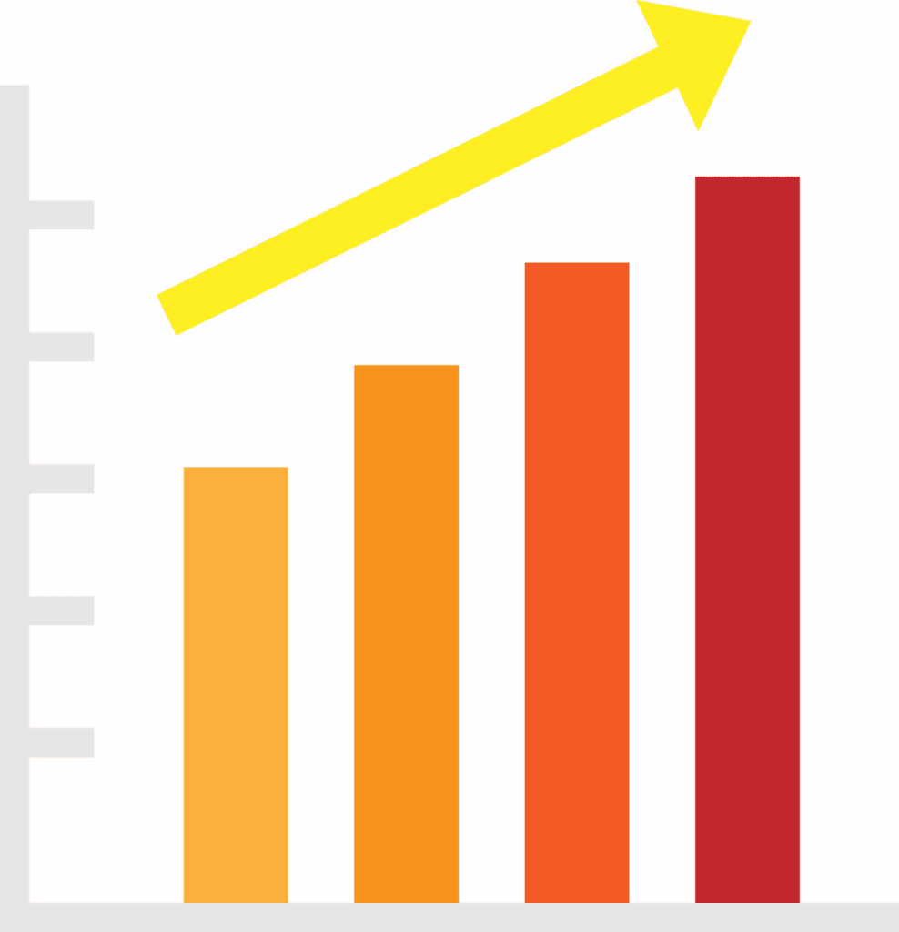 Free graph bar chart vector