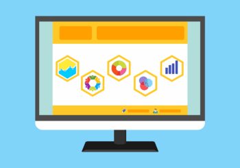 Free statistic survey website vector