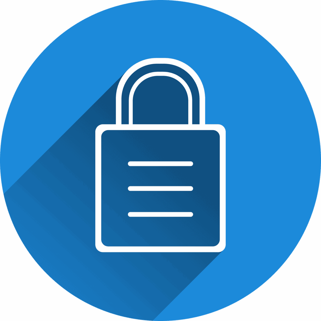 Free castle security locked vector