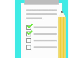 Free list notes icon illustration